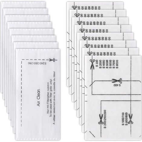 Passend für Miele Staubsauger – Komplettes Filterset zum Austauschen und Installieren der Filter – 16-teilig (1/4)
