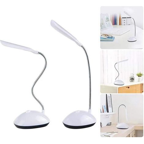 KLVGTIFS PU - Lampe de bureau pivotante à 360 degrés, avec fonction de protection des yeux, lampe de lecture, lampe de bureau à luminosité (1/5)