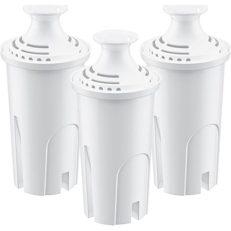 Pièce de rechange pour filtre à eau, compatible avec Brita, bouilloire et fontaine à eau, modèle classique 35557 Ob03, Mavea 107007, etc., réduit le chlore et les mauvais goûts, dure 2 mois ou 40 gall (1/5)