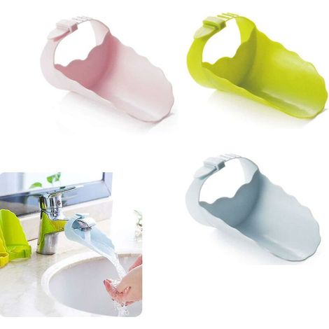 Rallonge de robinet, paquet de 3 rallonges de robinet d'évier pour le lavage des mains des tout-petits (1/5)