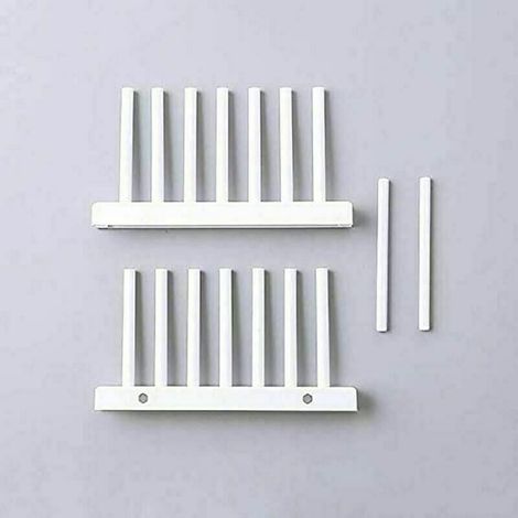 Ustensiles de cuisine Assiette Rack Assiette Rack Cuisine Rack Égouttoir (Blanc)-Fei Yu (1/3)