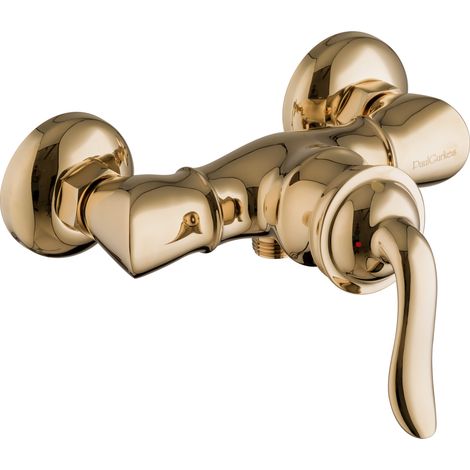 PaulGurkes Gold Duscharmatur Aufputz Retro Nostalgie Mischbatterie (1/3)