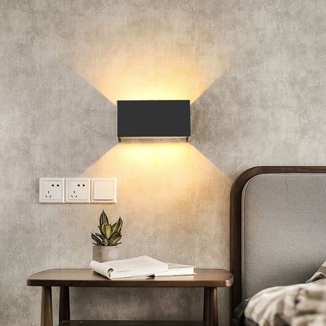 Außenwandleuchte IP65 wasserdicht, 24 W LED-Wandlampe, moderne Wandleuchte für Veranda, Wohnzimmer, Flur, 85–265 V (1/5)