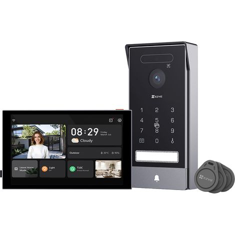 Videocitofono Smart Connesso Ezviz Risoluzione 4K Ezviz HP7 Pro