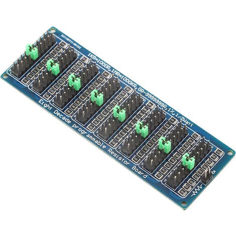 Programmierbare Widerstandsplatine 0,1 Ω – 9999999 Ω, 8-teilig, Genauigkeit 0,1 Ω, elektronisches Bauteil