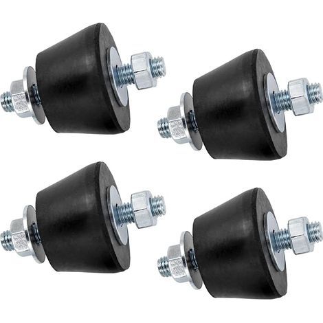 amortisseurs de vibrations de climatiseurs Pieds anti-vibrations de climatiseur split pour fixation antivibratoires amortisseurs support mural en caoutchouc amortisseur de vibrations (1/5)