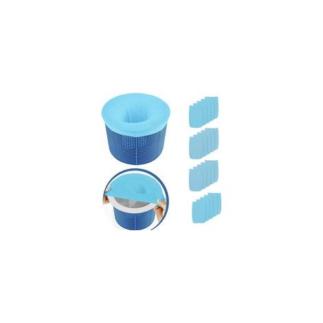 Packung mit 15 Poolskimmern, Filtersocken, ultrafeinmaschigen Poolskimmern (1/3)