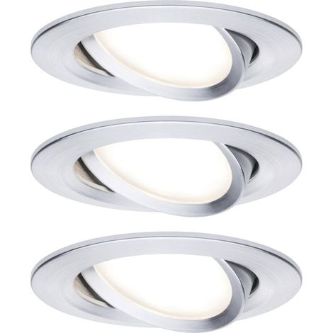 Paulmann 93451 Nova Lampada da incasso Kit da 3 LED (monocolore) LED 18 W Alluminio (tornito) (1/5)