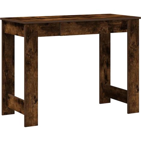 Maison Exclusive - Schreibtisch Räuchereiche 100x45x75 cm Holzwer