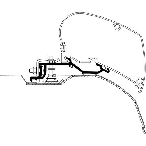 Adaptateur De Stores Boxer/jumper/ducato Depuis 07 3,25 M - Thule (1/2)