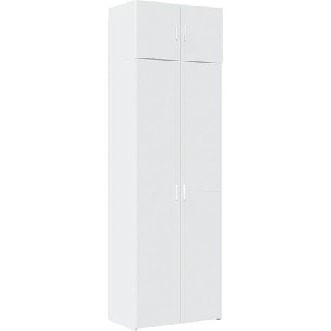 Storage Cabinet White 70x42.5x225 cm Engineered Wood vidaXL