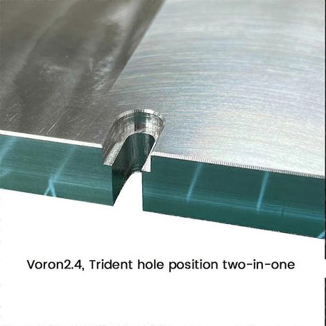für Voron Trident 2.4 Bauplatte aus Aluminiumguss