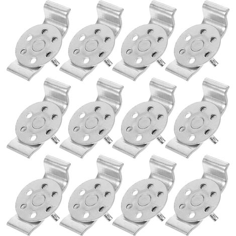 Accessoires Pratiques 12 Ensembles de Clips en Acier Inoxydable Fixation Stable et Étanche pour Évier sous Plan pour Installation de Vasque Cuisine (1/5)