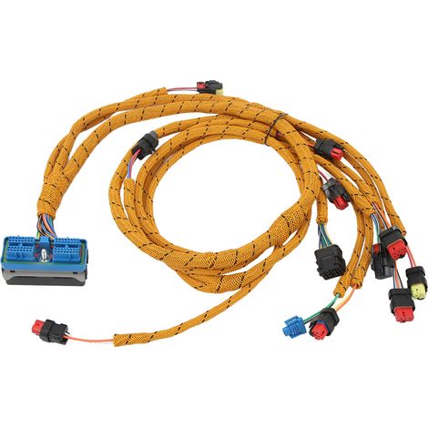 Faisceau de câbles moteur 2964617, remplacement résistant à l'abrasion pour pelle CAT 320D E320D C6.4 (1/5)