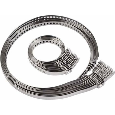 Ensemble de 10 pinces réglables en acier inoxydable pour tuyau 4-12mm 63mm, polyvalent et pratique, pour un usage quotidien (1/5)