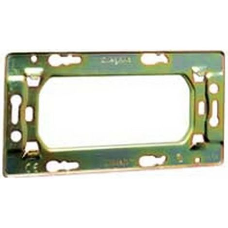 Legrand 074804 - OLD MOSAIC SCREW Bracket - for HORIZONTAL MOUNTING - 4 Modules