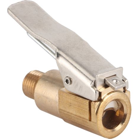 Embout de gonflage rapide pour pneu, connecteur à pince pour voiture et moto, valve américaine, gonfleur de pneu à clip, adaptateur de compresseur. (1/5)