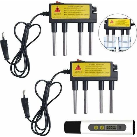 Testeur d'Électrolyse de l'Eau, Moniteur Portable Léger pour Évaluer la Qualité de l'Eau Électrolysée. (1/4)