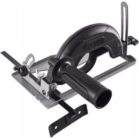 Accessorio guida per smerigliatrice angolare 115/125 mm, adattatore da 4" con coperchio