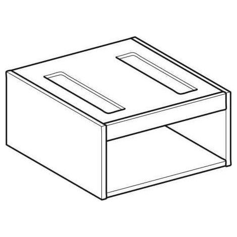 GE Korpus VariForm Unterschrank f. AS-WT mit zwei Schubladen, weiß (1/2)
