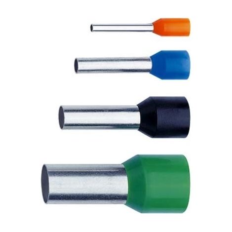 Klauke 168T casquillo turquesa galvanizado 0,35 mm² 1000 uds