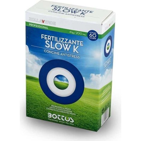 Lento K 13-5-20 + 2 MgO - Fertilizante para el jardín de 4 Kg
