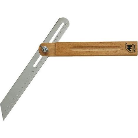 Fausse equerre reglable base en bois 250 mm - 150 mm