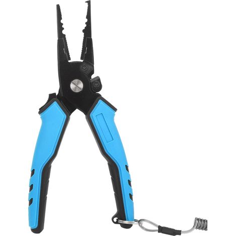 Pince de pêche extérieure en alliage d'aluminium avec poignée antidérapante (FG-1044 bleu) (1/5)