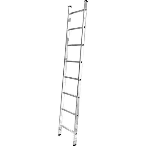 Echelle simple 8 échelons XXL 2,3m/3,25m en aluminium Hailo HobbyStep (1/5)