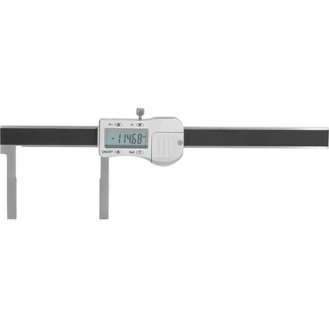 Elektronischer digitaler Messschieber zur Messung von Innen- und Außendurchmessern, Edelstahl, 0–150 mm (1/5)