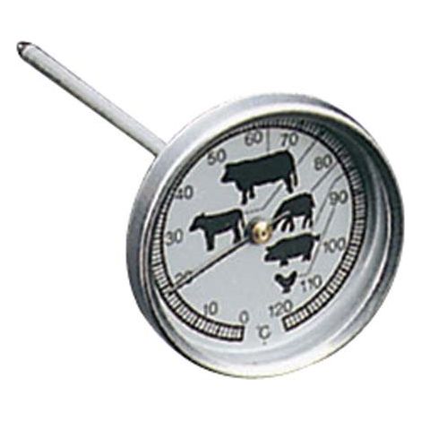 Thermomètre à viande Metaltex en acier inoxydable (1/2)