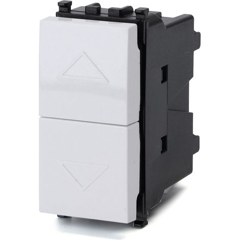 Doppio Pulsante con frecce 10A bianco compatibile anche con Vimar Plana (1/2)