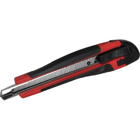 Faithfull Retractable Snap-Off Trimming Knife with 9mm Blade (Model: FAITKRS9) (1/3)