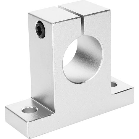 2 fixations de support d'arbre en alliage d'aluminium SK 20 pour charges lourdes (1/5)