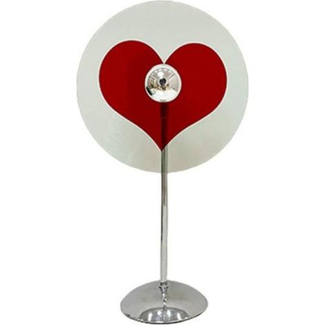 Nordique Chambre Lampe de Chevet Plug-In Bauhaus Mariage Lampe de Table Rouge Bricolage en Forme de Coeur AtmosphèRe Lampe éTage (1/4)