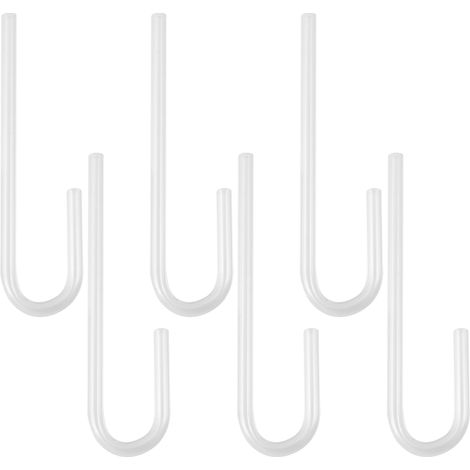 Set di 6 curve a U in acrilico, adatte per sistemi/diffusori di CO2 per acquari. (1/5)