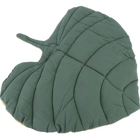 Tapis pour chat en forme de feuille, coussin épais et confortable, couverture douce et chaude pour animaux de compagnie, vert (1/3)