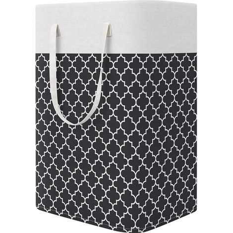 panier A Linge Sale,grand Panier  Linge Avec Anse,75l Organiser Paniers Pour Vtements Stockage,pliable Sac  Linge En Tissu Corbeille A Linge,panie (1/5)