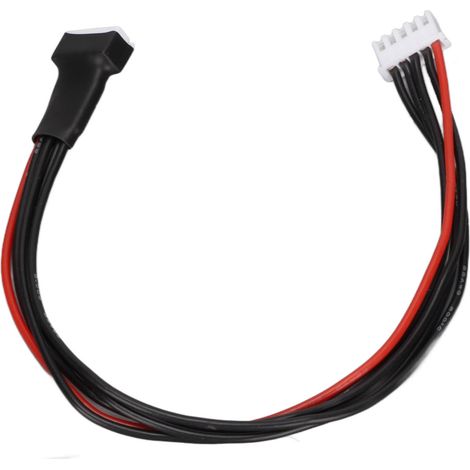 Câble d'Extension d'Alimentation Professionnel 4S pour Batterie Lipo RC - 1 Rouge, 4 Noirs (1/5)