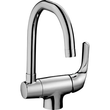 Mitigeur évier JACOB DELAFON Natéo, orientable & rabattable (1/5)