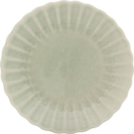 Lot de 6 Assiettes à Dessert "Romy" 21cm Vert (1/4)