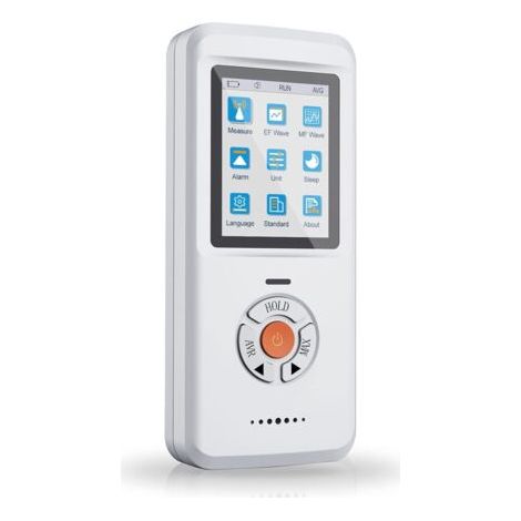 EMF-Detektor, 3-in-1 Digital-/Grafik-Elektromagnetfeld-Strahlungsdetektor für EF/RF/MF, tragbarer digitaler EMF-Detektor mit LCD-Bildschirm für Zuhause und Büro