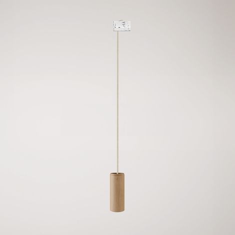Creative Cables - Candeeiro suspenso de calha com cabo têxtil e Tub-E14 - lâmpada não incluída