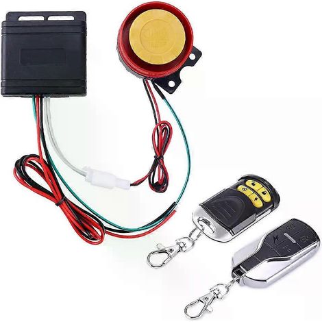 Système d'alarme de sécurité 12 V pour voiture, moto, vélo, antivol, étanche, accessoires auto, kit de démarrage à distance (1/5)