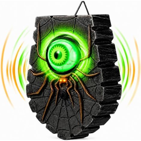 Halloween-Türklingeldekorationen, animiertes Auge, Haustürdekoration für Halloween (1/5)