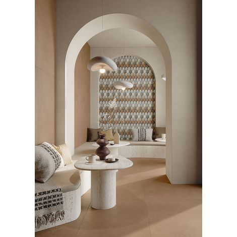 Baldosa En Gres Porcelánico Efecto Cemento Caramelo 60X120 - Cs25118 (Ceramishop.es)