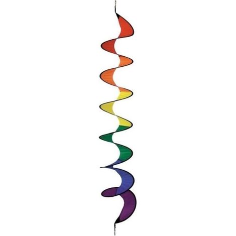 Moulin à vent à suspendre Twist L 125 cm - Polyester et fibre de verre
