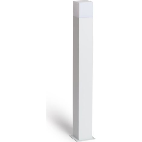 Ledkia – Balise extérieure sur pied 74cm – Aluminium et PMMA – IP54 et IK08 – Alimentation 220V – Ampoule E27 non incluse (1/5)