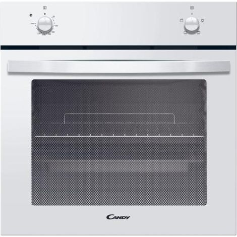 Candy – Four traditionnel encastrable 70L – Convection naturelle – Classe A – 3 fonctions de cuisson – Accessoire : 1 grille