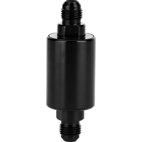 Filtre à carburant en alliage d'aluminium AN6 en ligne, universel pour voiture, accessoire de tuning auto, remplacement performant. (1/3)